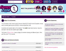 Tablet Screenshot of genesj11.imascientist.org.uk