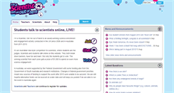 Desktop Screenshot of imascientist.org.au