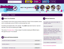Tablet Screenshot of evolutionj11.imascientist.org.uk